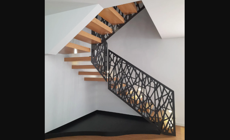 laser cut staircase panels